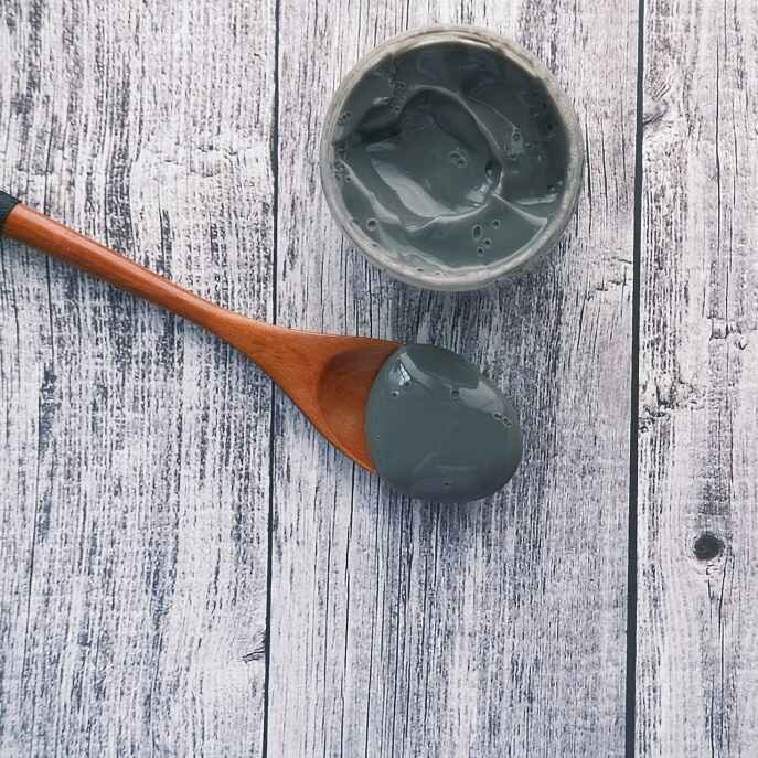 Charcoal clay face mask for monsoon skincare routine in humid travel climates