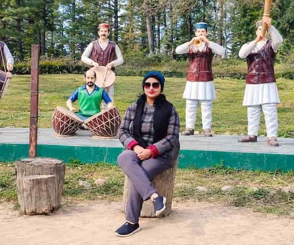 Me exploring Mashobra near Shimla, Himachal Pradesh, during a solo travel experience.